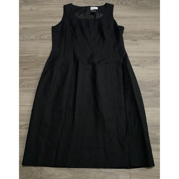 Women's PREVIEW COLLECTION BLACK SLEEVELESS DRESS Size 10 MIDI Chic - Picture 3 of 15